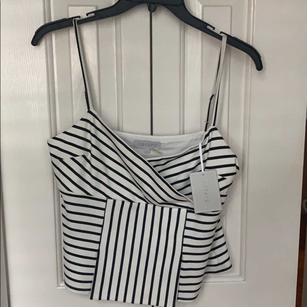 Striped Crop Tank